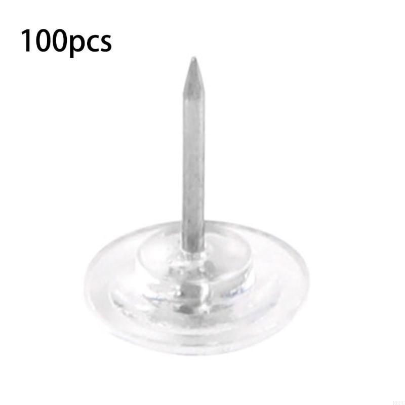 50/100 st kugghjulsformade kartnålar, nål för korktavla, synål: Gul