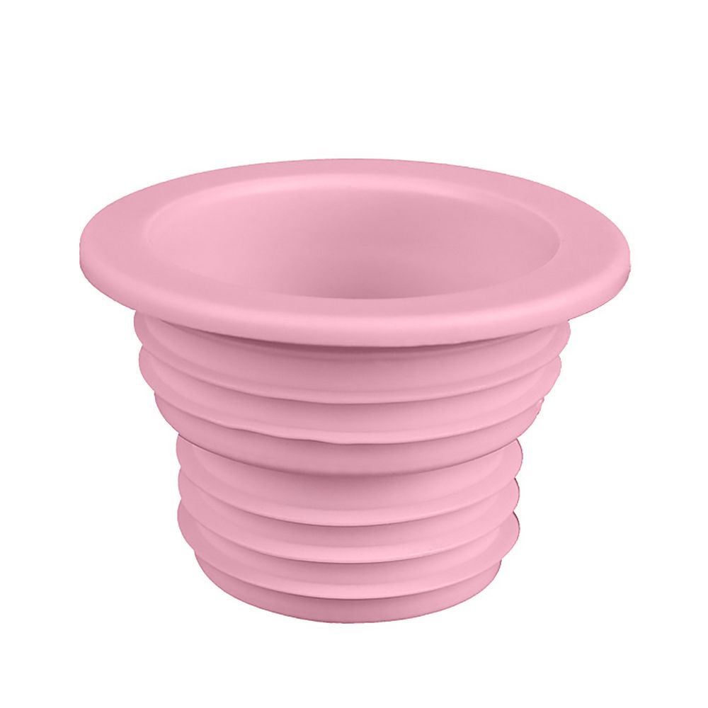 Household Washing Machine Pipe Connector Insect Proof Anti-odor Sewer Pipe Seal Ring Sealing Cover Floor Drain Plug: Pink