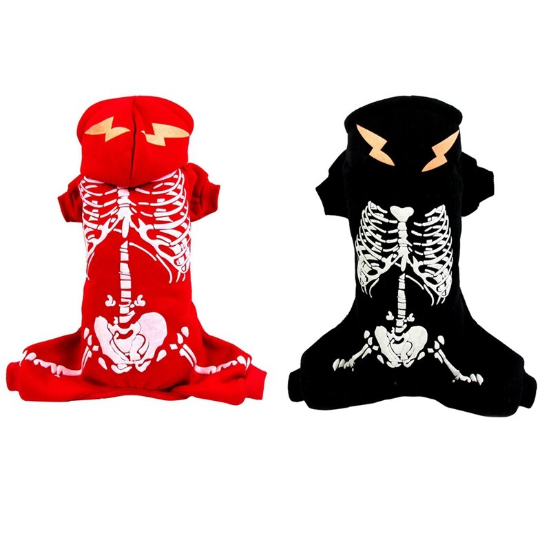 Halloween Hond Kleren Kostuum Horror Skelet Kleren Voor Honden Chihuahua Kleding Huisdier Producten Kleding