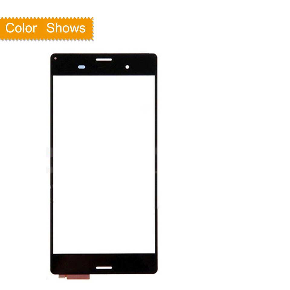 Touchscreen For Sony Xperia Z3 D6603 D6643 D6653 D6616 Touch Screen Digitizer Front Outer Glass Touch Panel Sensor Lens NO LCD: black no gift