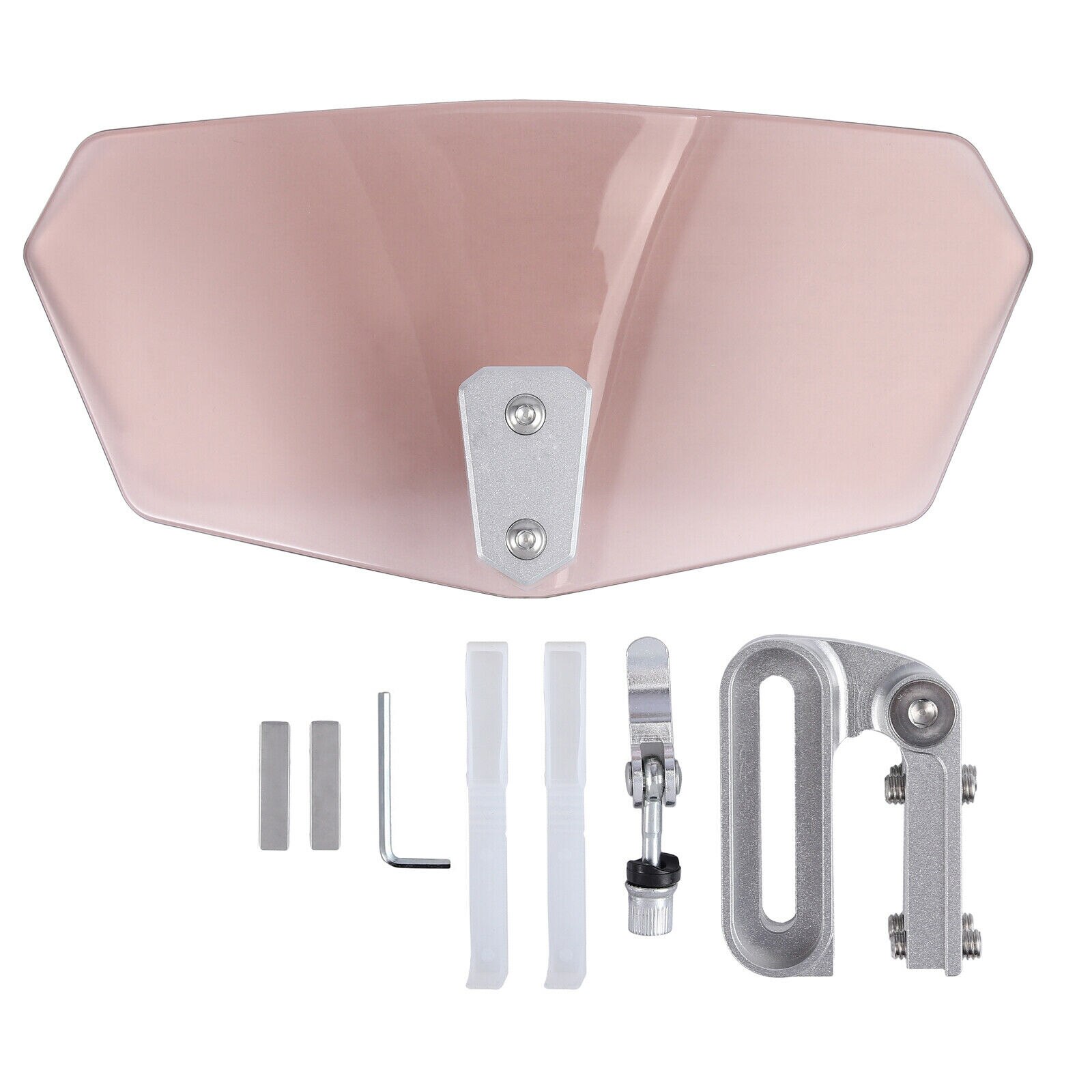 Universal Clear Windshield Motorcycle Windscreen Wind Screen Deflector Motorbike