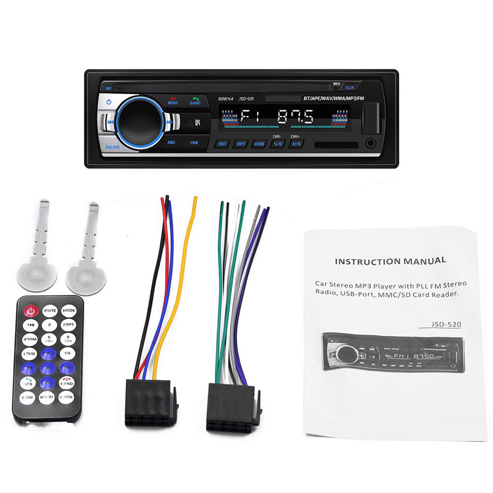 Reproductor MP3 Bluetooth para coche, manos libres, reproductor MP3, tarjeta de Radio para coche