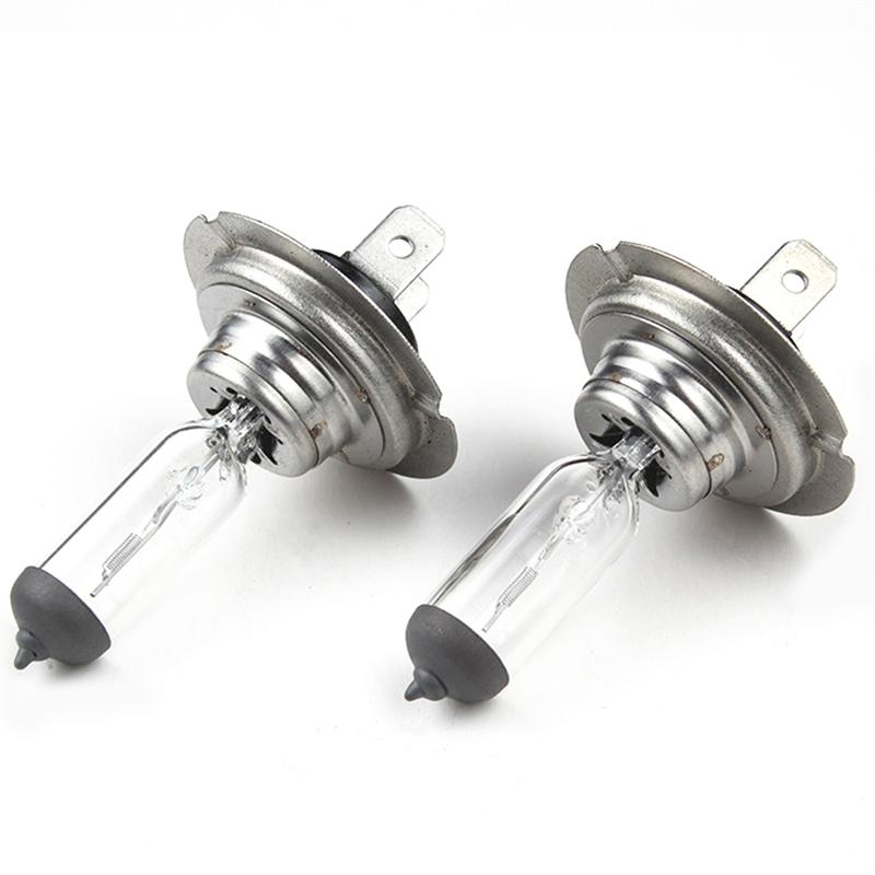 Ampoules pour phares de voiture H7, Standard halogène, éclairage général automobile, utilisation durable, 12V/55W, 2/4 pièces: 2pcs