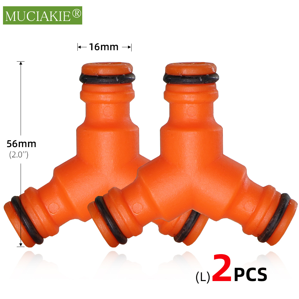 2Stck Garten Schlauch Schnell Anschlüsse Orange Gummi Kunststoff Kupplung Adapter Bewässerung Auto Waschen Gelenke 1/4'' 3/8'' 1/2'' 3/4'': Orange