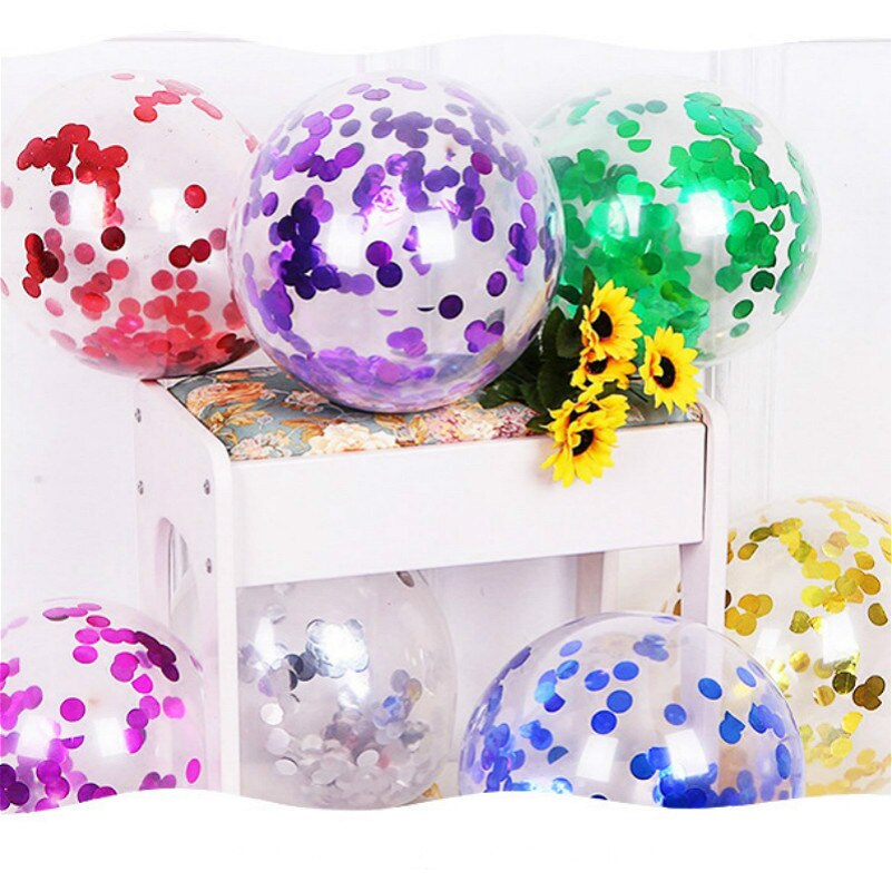 1pcs Colore Paillettes Giocattoli Gonfiabili Palloncino Tradizionale Dei Capretti Dei Bambini Del Partito di Volo del Giocattolo Regalo Esterna Fun Colore Casuale