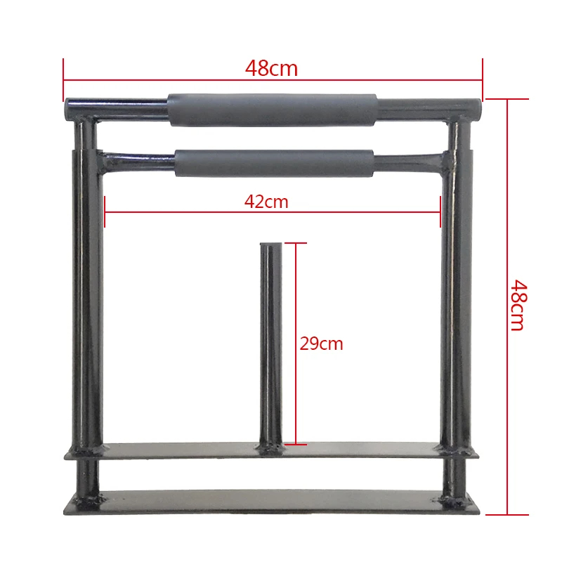 48 x 48 cm robust metal hand grip machine, adjustable finger clamp grip expander, home gym wrist and forearm strength trainer: Brown