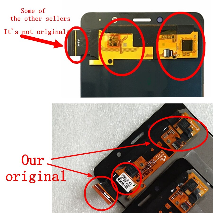 Lenovo Vibe P2 P2c72 P2a42 écran LCD écran tactile. Cadre 5.5 "pour vibe Lenovo P2 P2c72 P2a42 écran tactile Original