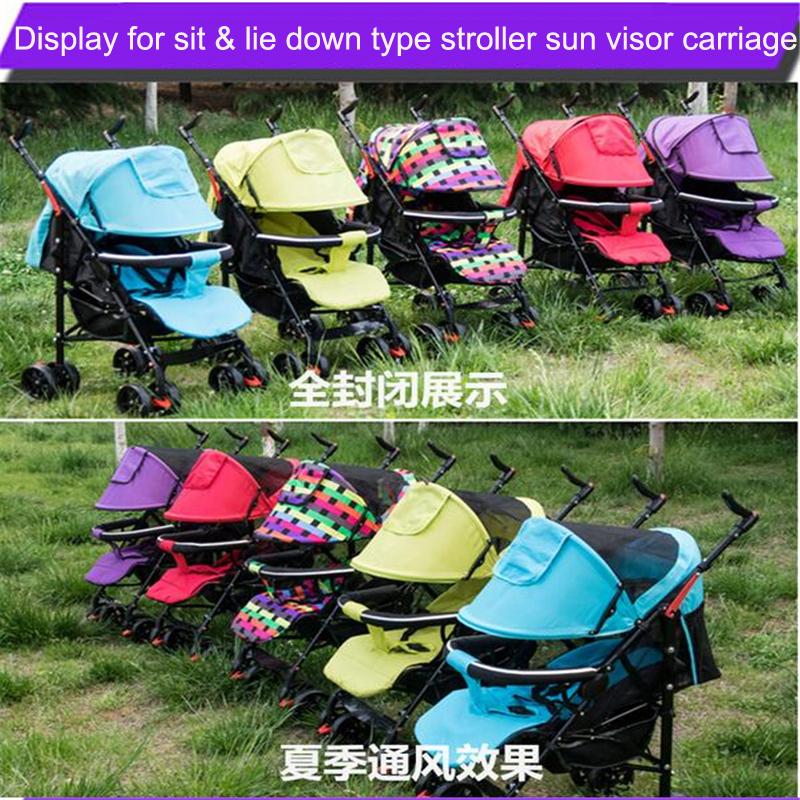 Baby Stroller Sunshield Shade Protection Hood Canopy Cover Prams Stroller Accessories Kids Stroller Sun Visor Carriage Sun Shade