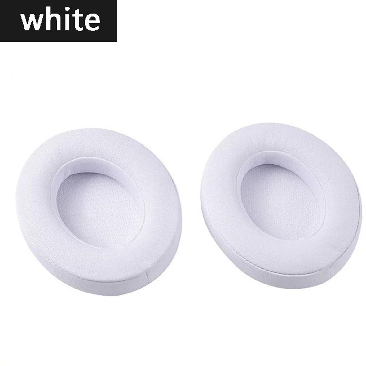 Replacement Earpads Cushions Ear pad for by Studio 2.0 Studio 3 B0500 B0501 Wireless Headset Wired headphones Repair Accessories: white