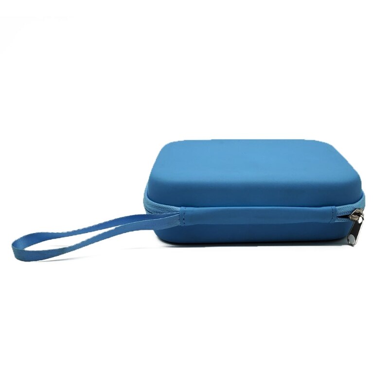 EVA Hard Shell Tragen Fall-abdeckung mit Lanyard Tragbare Schutz Stoßfest Reißverschluss Box Baby Gesundheit Pflege Veranstalter: Blau