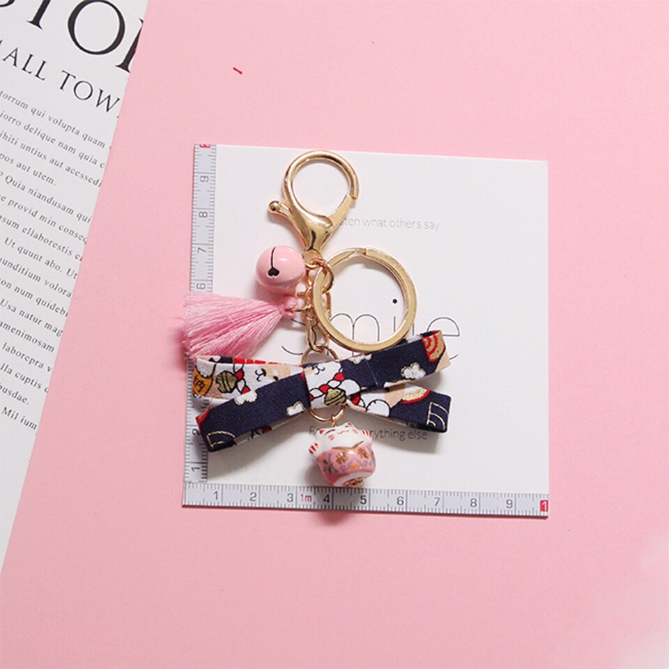 Beautiful Japanese Style Smart phone Strap Lanyards for iPhone Samsung Cherry Flower Decor Mobile Phone Strap Rope Phone Charm