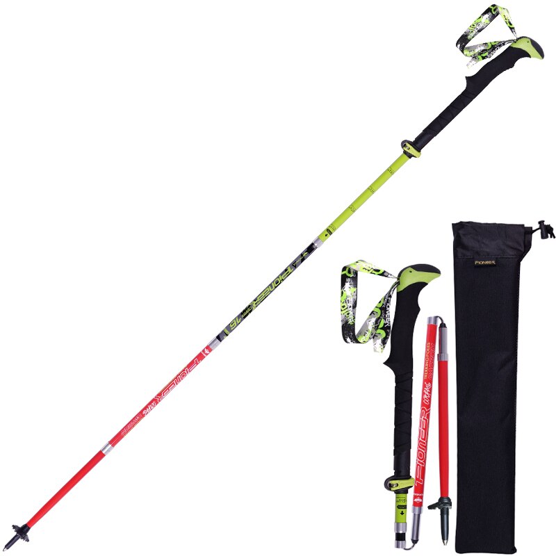 1 Pcs Ultralight Folding Nordic Walking Stick Carb... Vicedeal