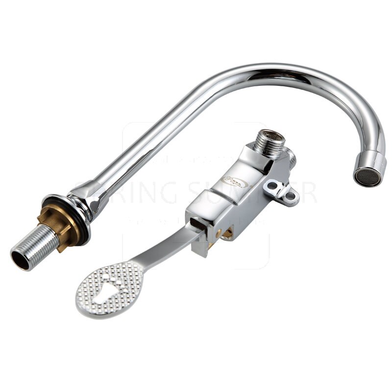 FRÜHLING SOMMER 4/8 fuß Pedal klopfen, fuß treten wasserhahn medizinische Pedal Hand waschen gerät öffentlichen ort fuß Pedal wasser sparen