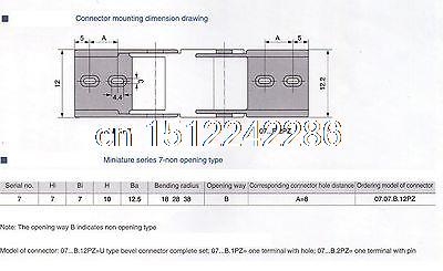 1000mm 7 x 7 mm Cable drag Chain Radius 28mm Wire Carrier 7*7*R28