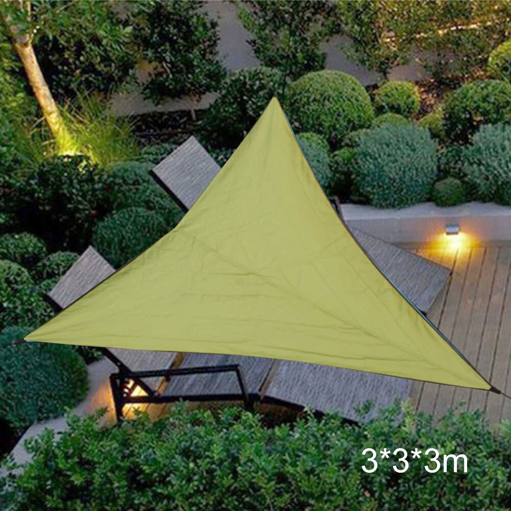 3/4m baldakin udendørs trilateral havehave markiser vandtæt solskærmsklud: 3