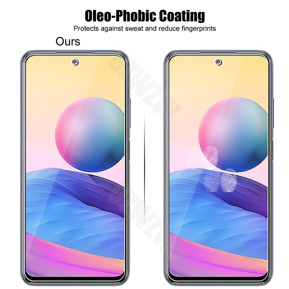 For Xiaomi Redmi Note 10 (5g) Camera Lens Film and Phone Protective Tempered Glass Screen Protector