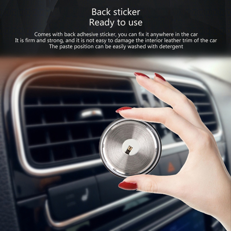 Mini Auto Dashboard Thermometer Mini Fahrzeug Thermometer Dekoration Runde Temperatur Gauge Feuchtigkeit Meter Auto Dekoration