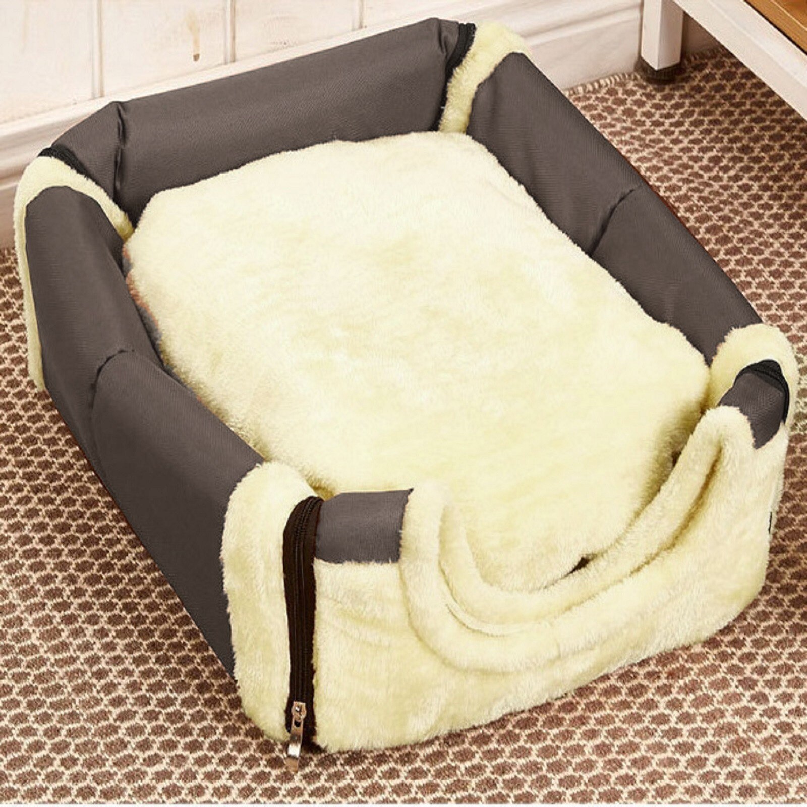 Comfortabele Pluche Kennel Honden Huisdier Kattenbakvulling Diepe Slaap Kattenbakvulling Slapen Bed Kat Bed Kussen Huis Voor Huis Tent dierenwinkel