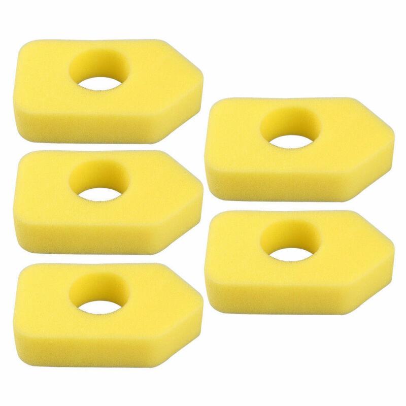 5 pçs amarelo filtros de ar para briggs stratton 698369 5088d 5088h 5086k 4216 5099 equipamentos de potência filtros de ar cortador de grama peças