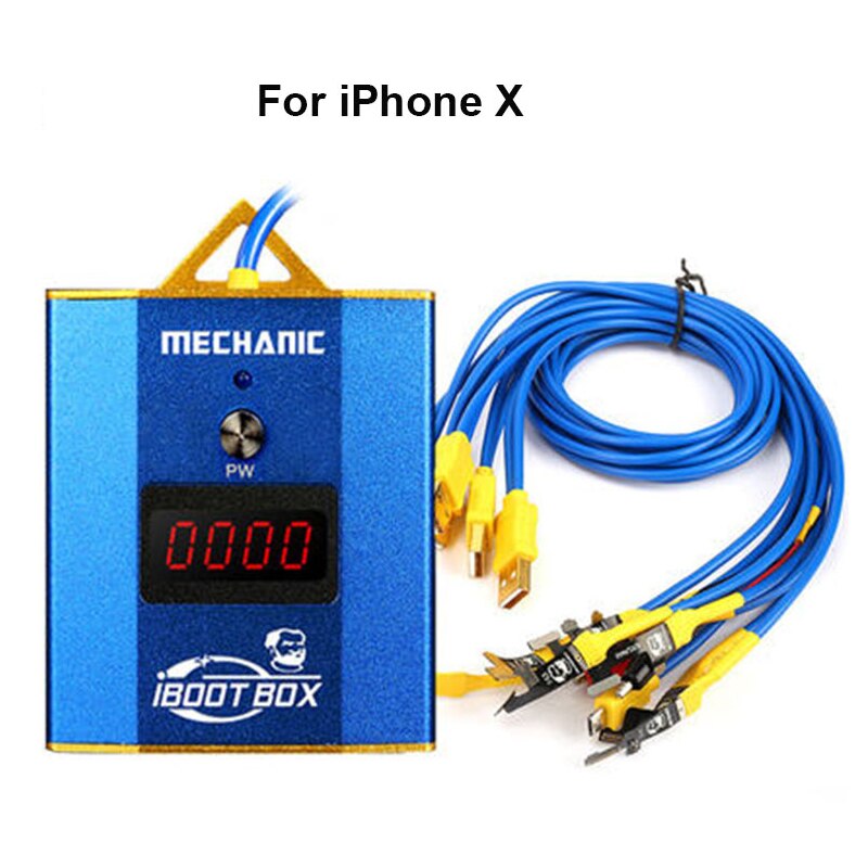 IBoot-cable de alimentación mecánico para iphone 6, 6P, 6s, 6sP, 7, 7P, 8, 8p, x, xs, xsmax, Samsung y Android