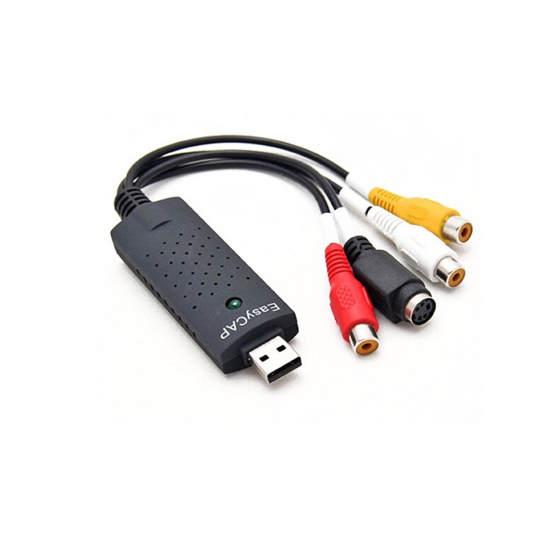 HYBON Einfach Deckel Video DVR USB 2.0 TV DVD VHS DVR Erfassen Adapter Einfacher Kappe USB Video zu erfassen Gerät für Sieg7 /8/10/XP/Aussicht