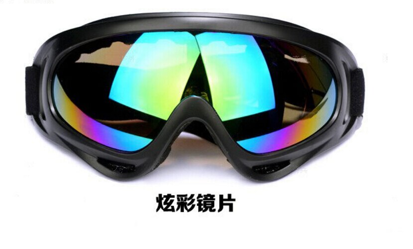 Udendørs sport beskyttelsesbriller vindtæt motorcykel briller beskyttelse: Farverig