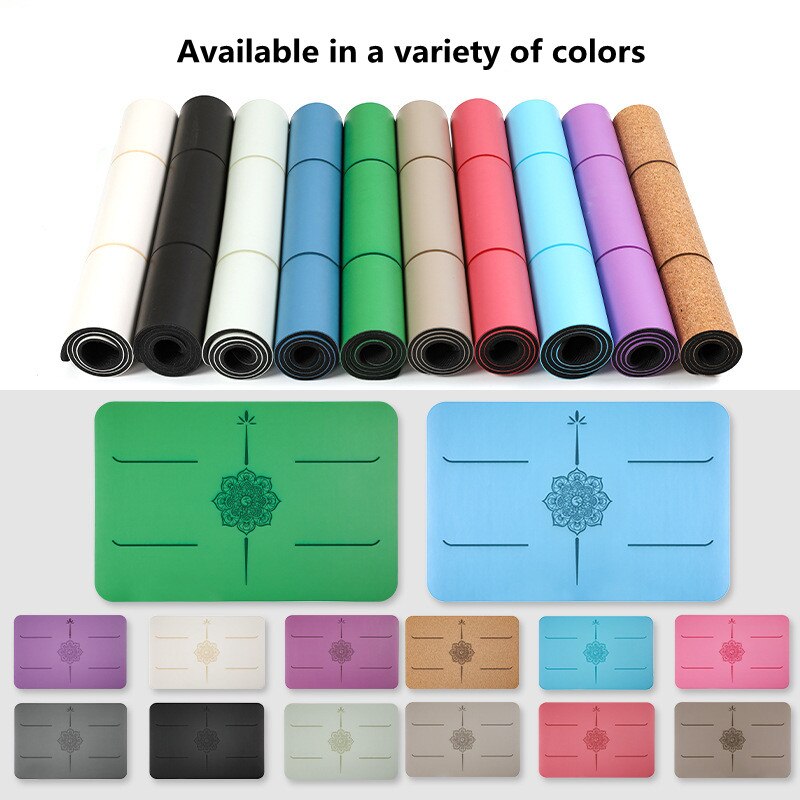 Lezyan LZ-YM01 PU Natural Rubber Yoga Mat Portable Mini Assist Mat Non-slip Flat Support Elbow Pads Meditation Headstand Mat