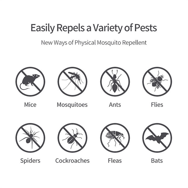 1 - 6 PCS Pest Reject Ultrasound Mouse Cockroach Repeller Device Insect Rats Spiders Mosquito Killer Pest Control Household Pest