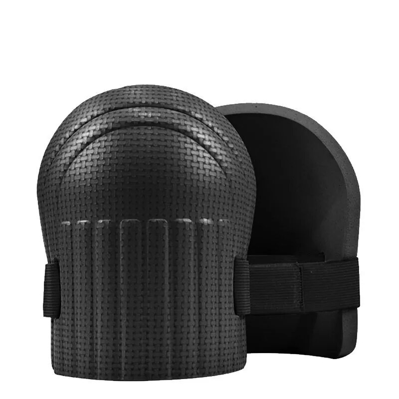 1pair Knee Protection Pad Tile Mud Workers Knee Paste Floor Brick Artifacts Moisture Thickening Brick Garden Manual Work Tools: black