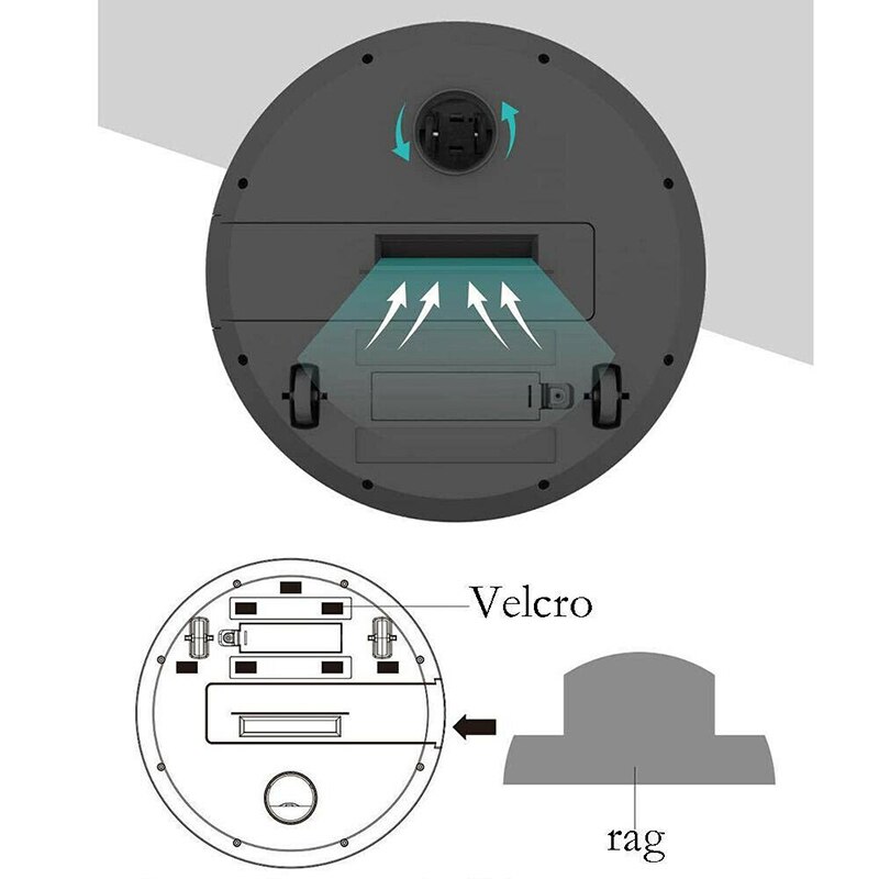 USB Rechargeable Smart Vacuum Cleaner Low Nosie Floor Sweeper Auto Cleaner FPing