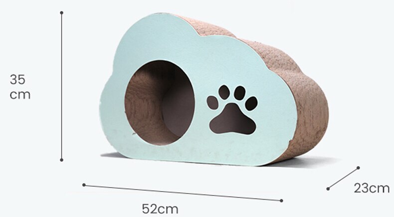 Petshy kattenkrabplank, luxe speelgoed, kattenkrabpaal, kattenpootbeschermer, kattenkrabpaal van karton