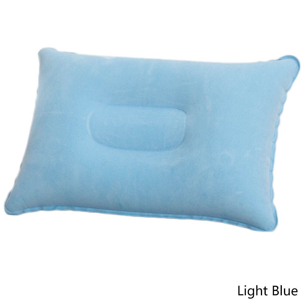 Vierkante Draagbare Vouwen Lucht Opblaasbare Kussen Dubbelzijdig Massaal Kussen voor Vliegtuig Reizen Slapen Opblaasbaar Kussen: LB