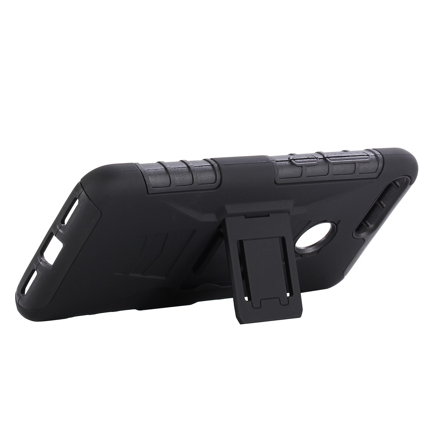 Resistente à prova de choque cinto clipe caso armadura para huawei y9 y7 y6 y5 y3 2018 kickstand capa coldre