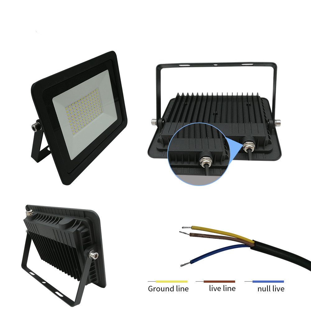 LED-Flutlicht 110 V/220 V für Höhle Außenbereich, IP68, Reflektorlicht, 100 W, 50 W, 30 W, 20 W, 10 W, Strahler, Straßenlaterne, Wandleuchte, Innenhofbeleuchtung.