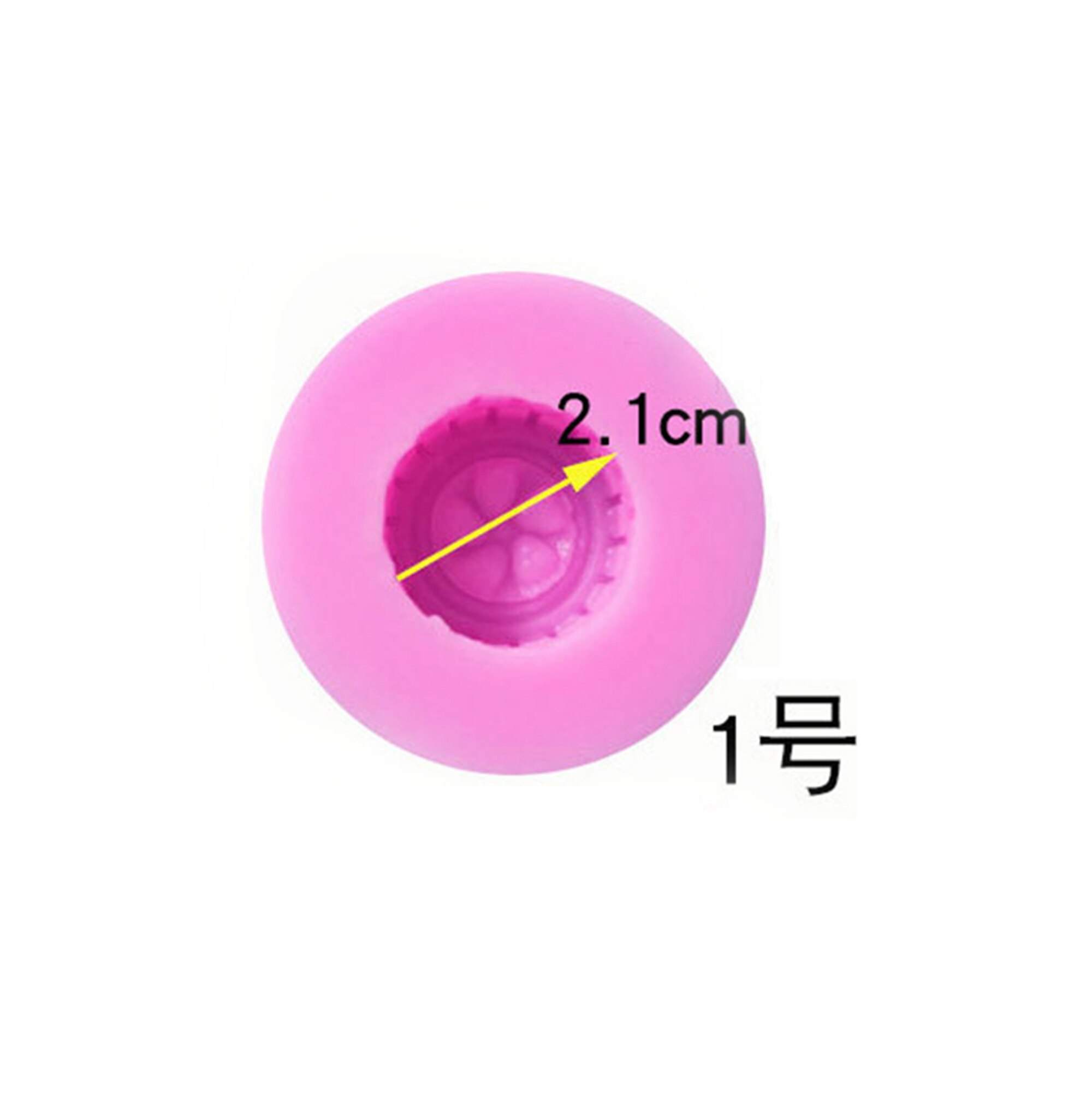 4 Pcs Car Tires Shaped Silicone Fondant Cake Decorating Mold Chocolate Molds Baking Tools Kitchen Accessories: Pink 1