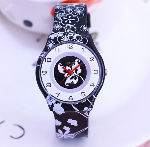WILLIS Mooie Bloemen Voor Mini Horloges Vrouwen Jurk Horloges Waterbestendig Kinderen Horloge Kids: 3