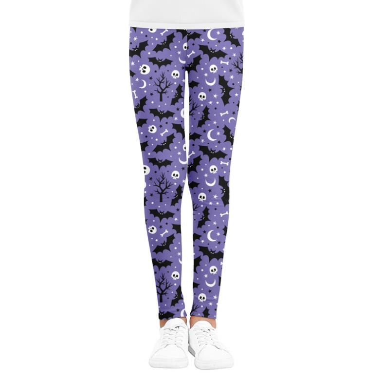 Soft Children Halloween Printed Pantyhose Girls Elastic Waist Warm Stockings Breathable Pantyhose Spring Autumn Leggings 4-7Y: G