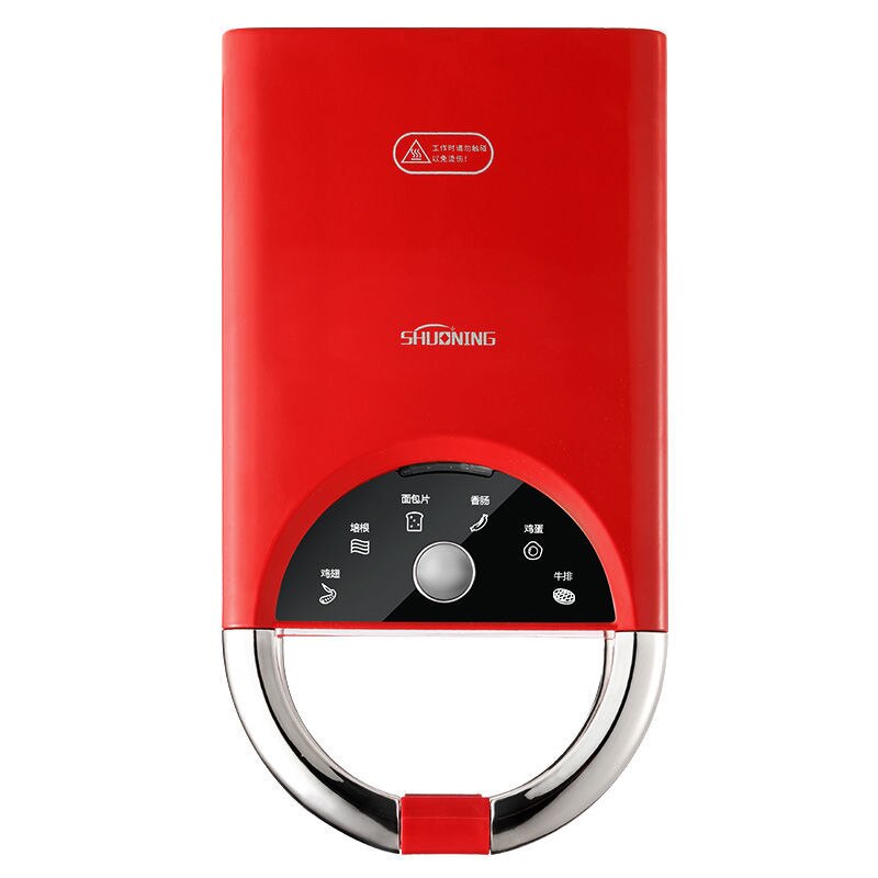 220V Sandwichera eléctrica de tiempo Waffle Maker Multi-baker tostadora hornear máquina de desayuno takoyaki Sandwichera