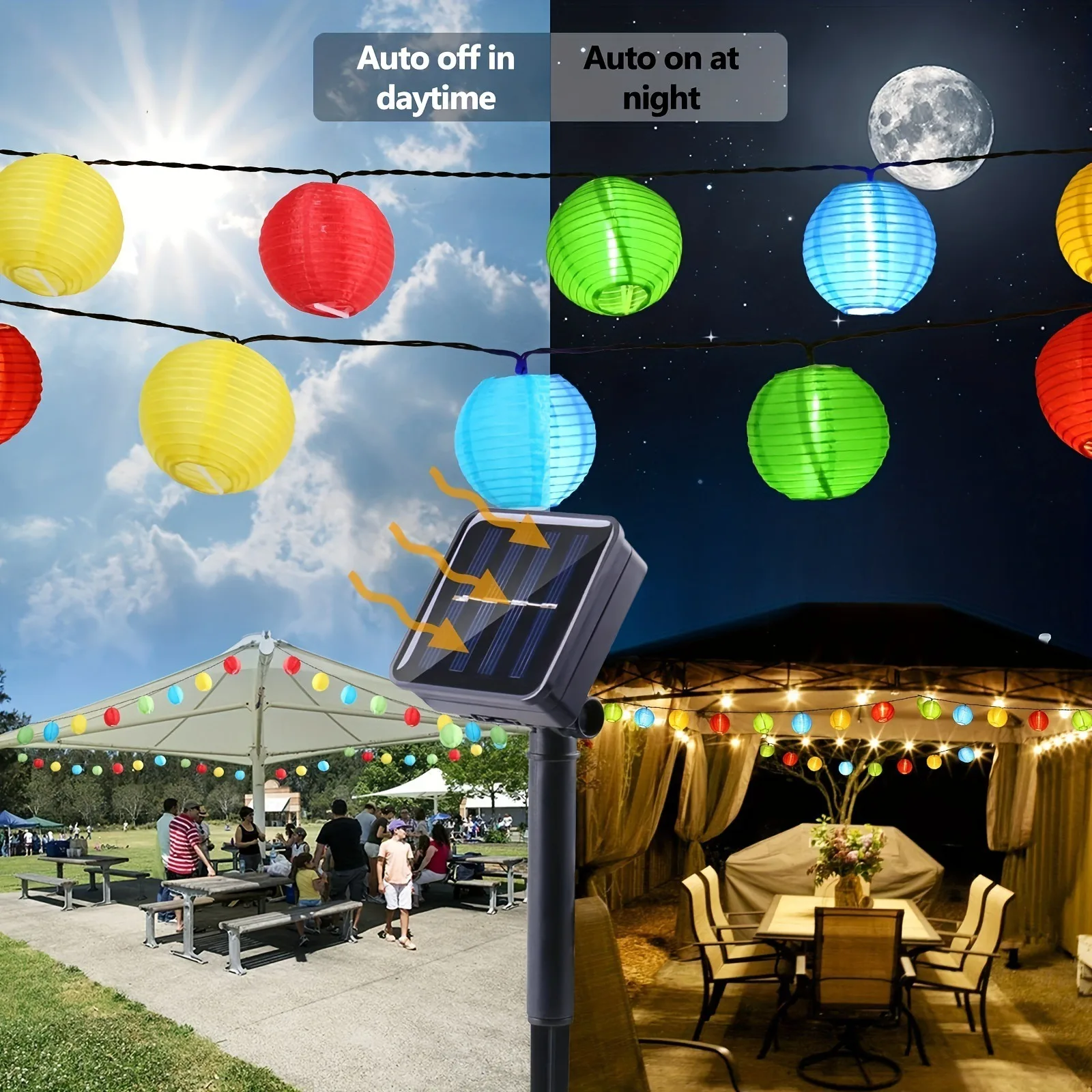 LED lumière solaire étanche lanterne fée lumières lampe à énergie solaire pour guirlande extérieure Patio jardin lumière décor