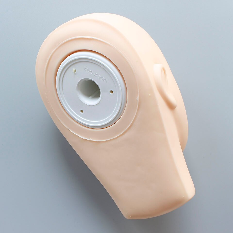 Pro Training Mannequin Platte Kop Praktijk Make Up Wimpers Wimper Extensions, Opleiding Hoofd Oefenpop Kosmetiek Pop Hoofd