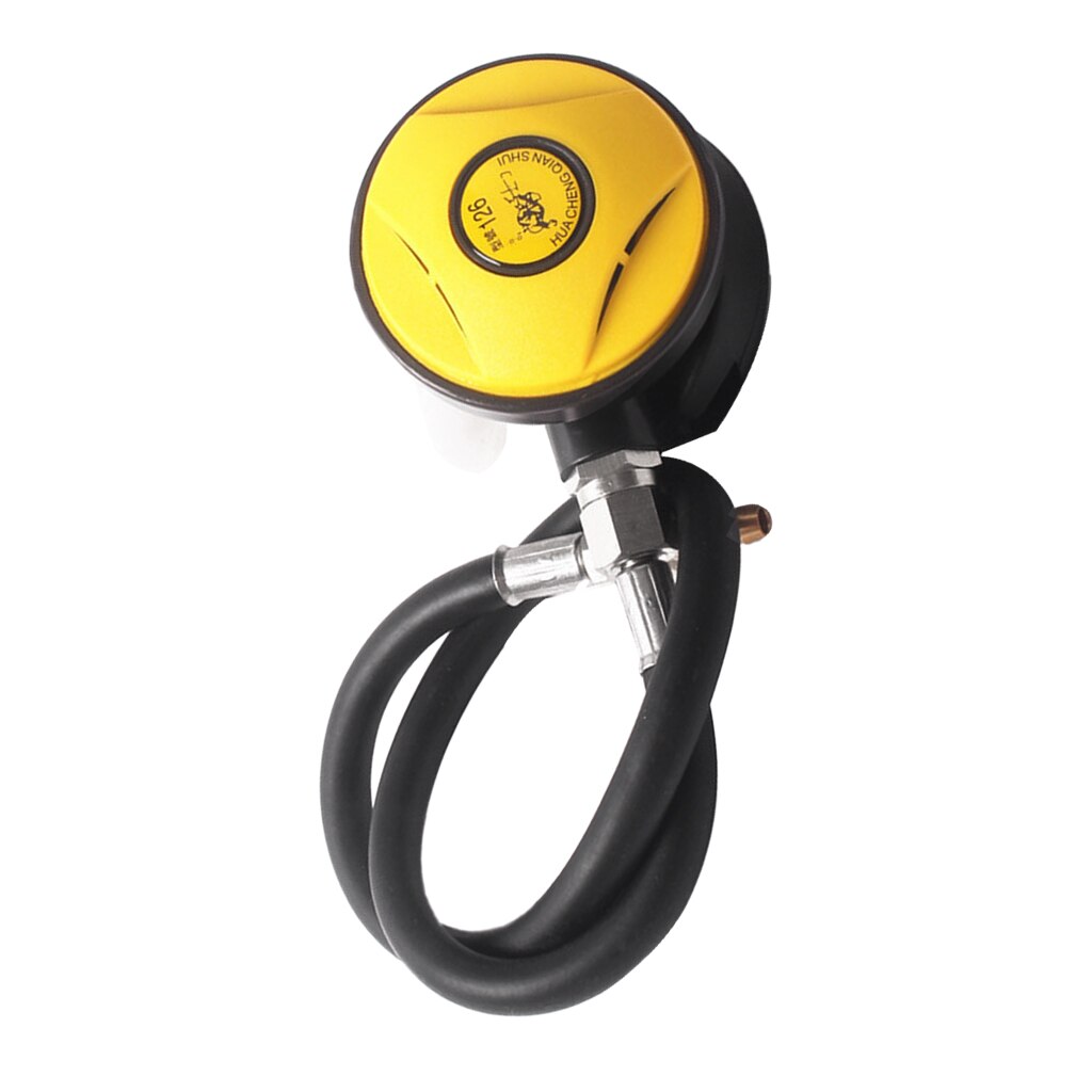 Sucba Duiken Ademhaling Regulator-Snorkelen Verstelbare Tweede Fase Regulator Octopus Voor Explorer Diver, Geel, 77Cm