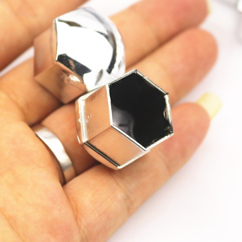 17mm 20Pcs/lot Wheel Lug Bolt Center Nut Covers Caps For Skoda octavia a5 a7 1 rapid fabia yeti superb accessories