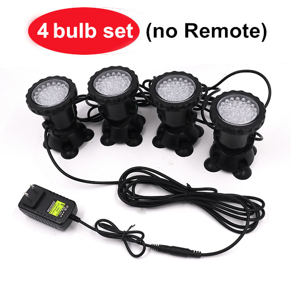 LED Unterwasser Lichter Wasserdichte Lampe RGB 36leds Unterwasser Spot Licht für Schwimmbad Brunnen Teich Wasser Garten Aquarium: Kaltes Weiß / 16-20W