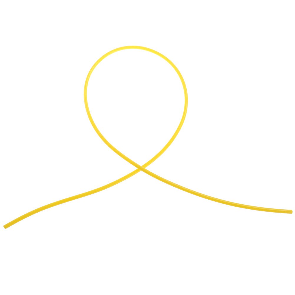 1M 4mm x 6mm Tube de Silicone de alimentaire haute et basse résistance à la température tuyau de tuyau Transparent Non toxique insipide: YELLOW