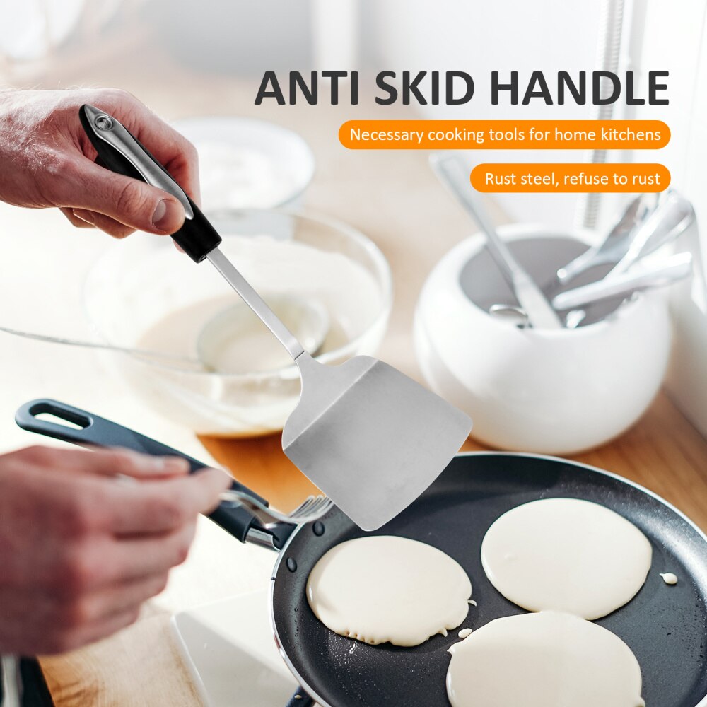 1Pc Rvs Spatel Praktische Pannenkoeken Schoppen Thuis Gebakken Schop