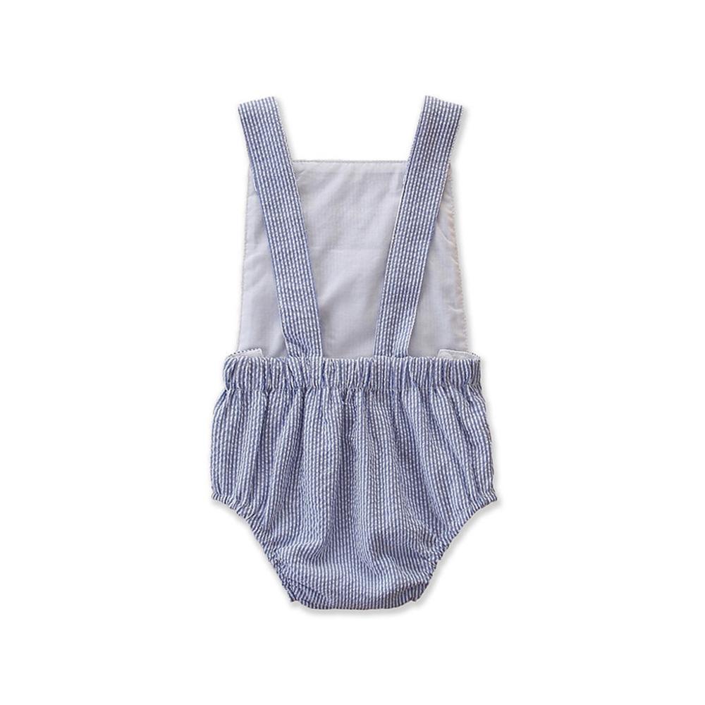 Summer Newborn Toddler Baby Boy Clothes Suspenders Stripe Sleeveless Bodysuit Outfits комбинезон детский #25
