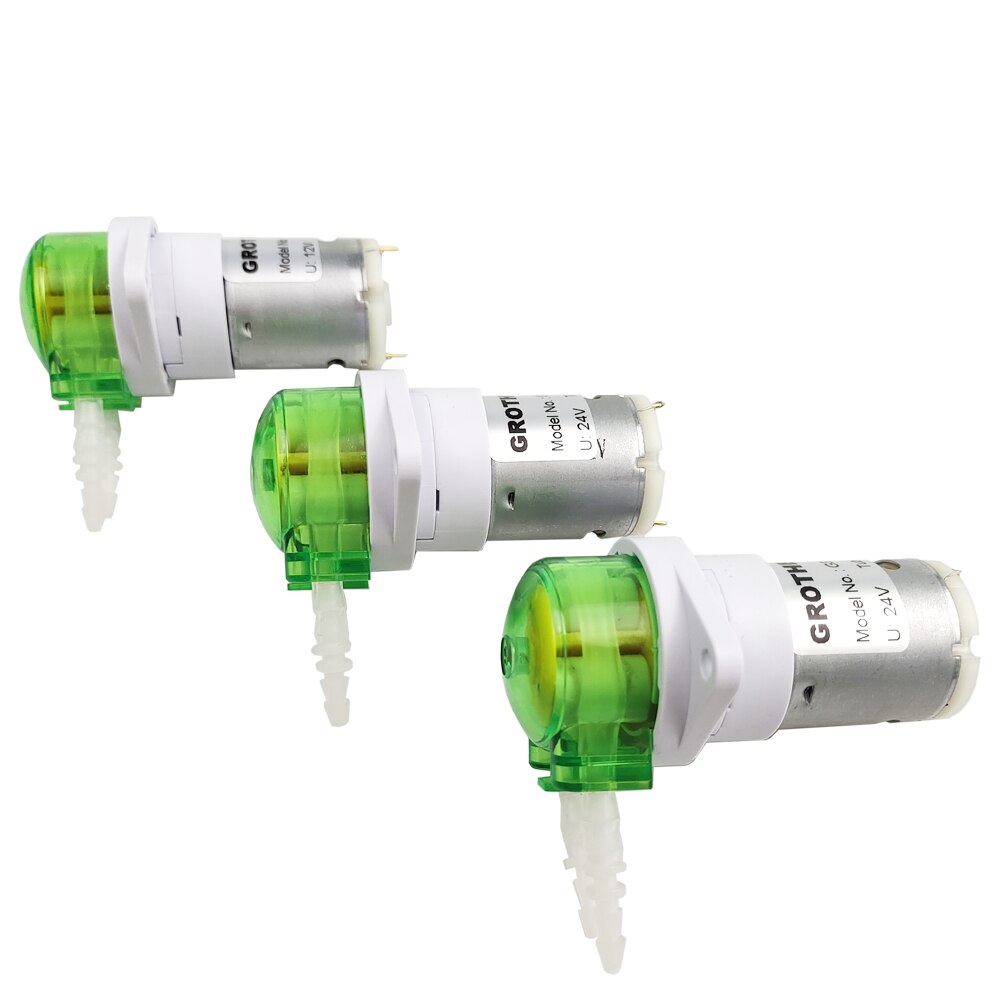 mini 12V/24V peristaltic pump small water pump with high precision and DC brush motor