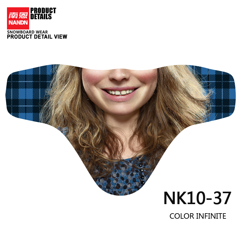 Kreatywny wiatroszczelna odkryty polar termiczna chustka pół twarzy szalik ochrona UV maska narciarska szyi cieplej pokrywa zima Snood Unisex: NK10-37