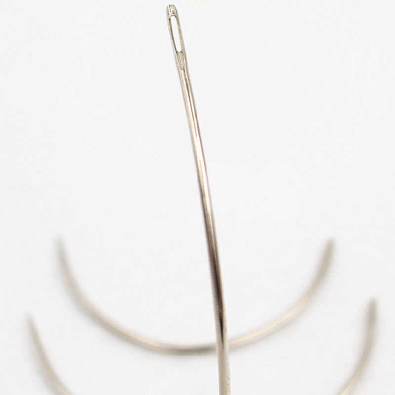 Four Size Manual Curved Needle DIY C-shaped Curved Needle Large Hole Special Needle Multipurpose Handmade Leather Stitch
