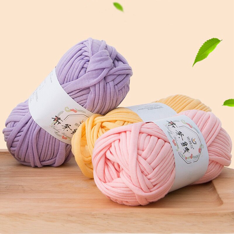 100g/ball Super Soft Thick Chunky T Shirt Yarn For Knitting Blanket Carpet Handbag Crochet Cloth Yarn